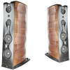 Gold Note - XS-85 - Floor Standing Speakers - Ultra glossy Italian walnut