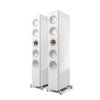Kef - Reference 5 Meta - Floor Standing Speakers - High Gloss White/Champagne