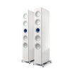 Kef - Reference 5 Meta - Floor Standing Speakers - High Gloss White/Blue